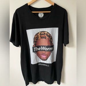 DEARBBALL black tshirt “The Worm”